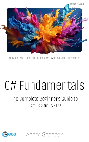 Image from the original post: New Release C# Fundamentals 7th Edition